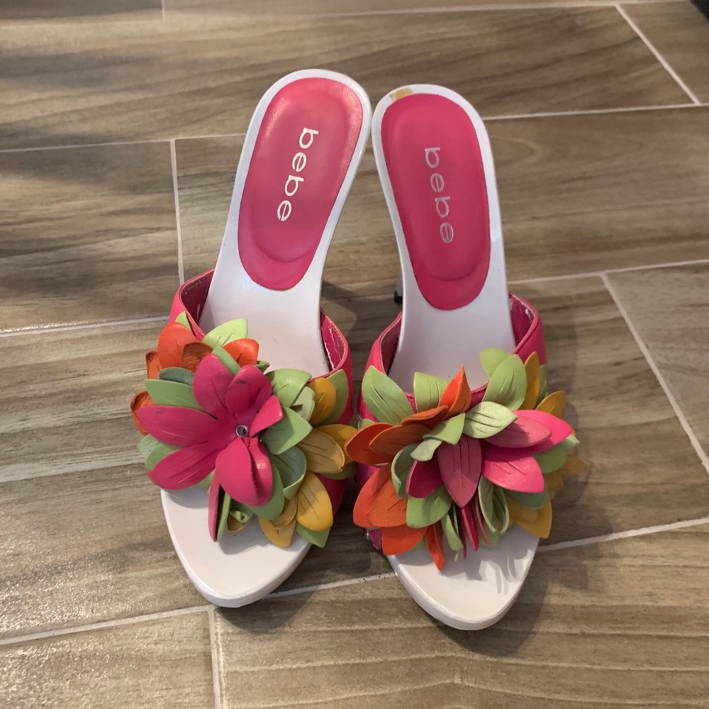 Bebe Floral Pumps